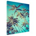 Obraz na płótnie - palmy, niebo, tropiki