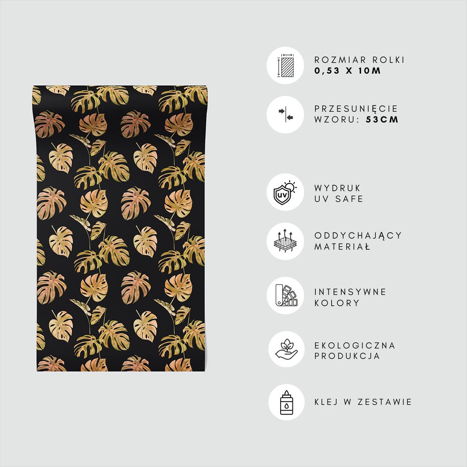 Tapeta - liście, monstera, natura