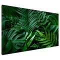 Obraz na płótnie - liście, rośliny, zielony