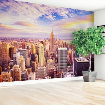 Fototapeta - miasto, drapacze chmur, panorama