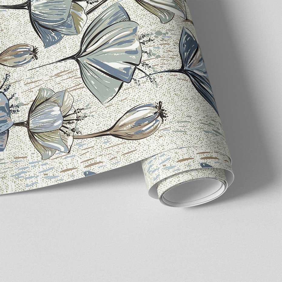 Tapeta - kwiaty, grafika, natura