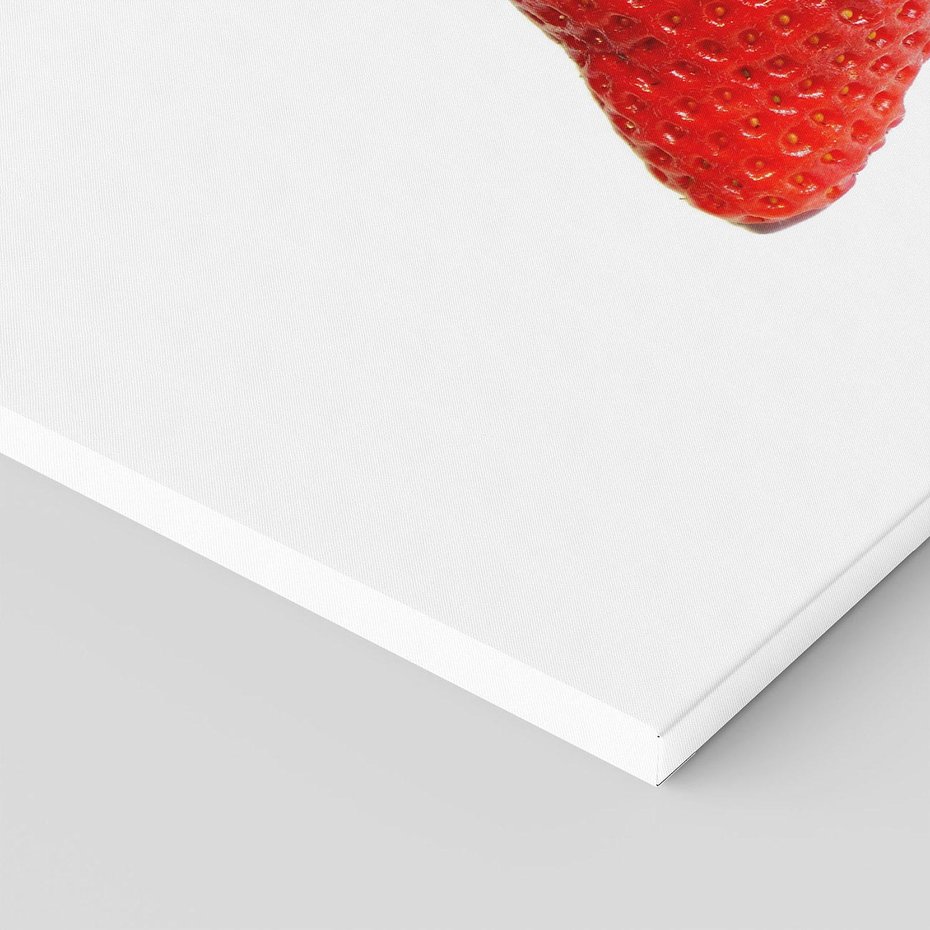 Obraz na płótnie - truskawka, owoc, czerwony