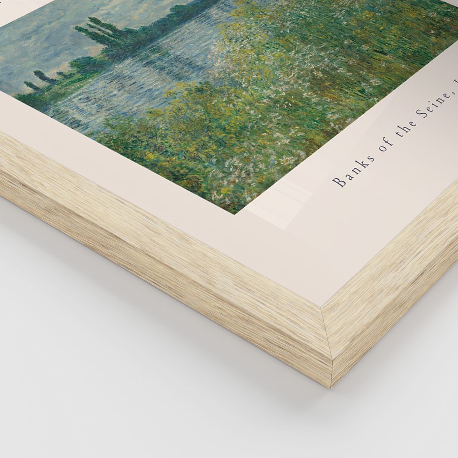 Zestaw obrazy w ramie, plakaty - Monet, Impresjonizm, Natura - rama drewno