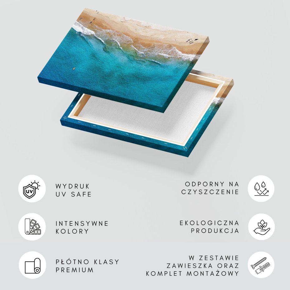 Obraz na płótnie - plaża, morze, woda
