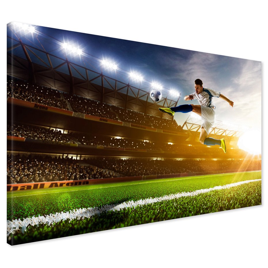 Obraz na płótnie - piłka nożna, sport, stadion