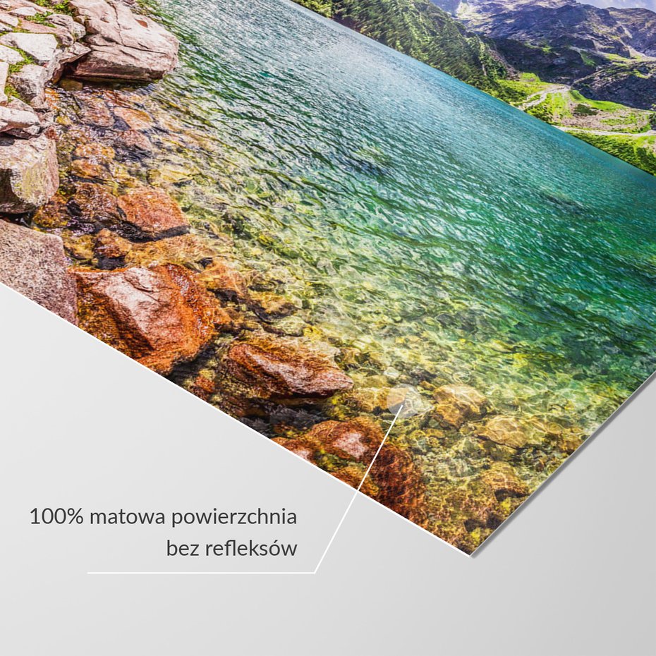 Fototapeta - góry, jezioro, las