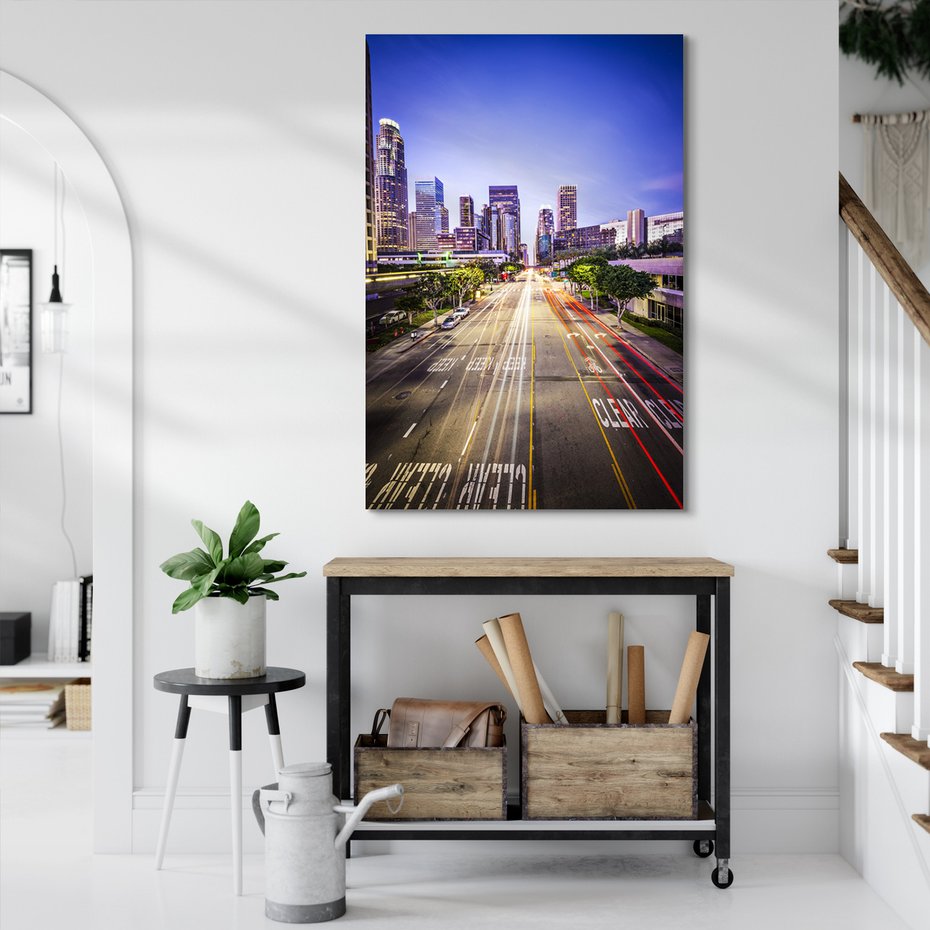 Obraz na płótnie - miasto,ulica,budynki