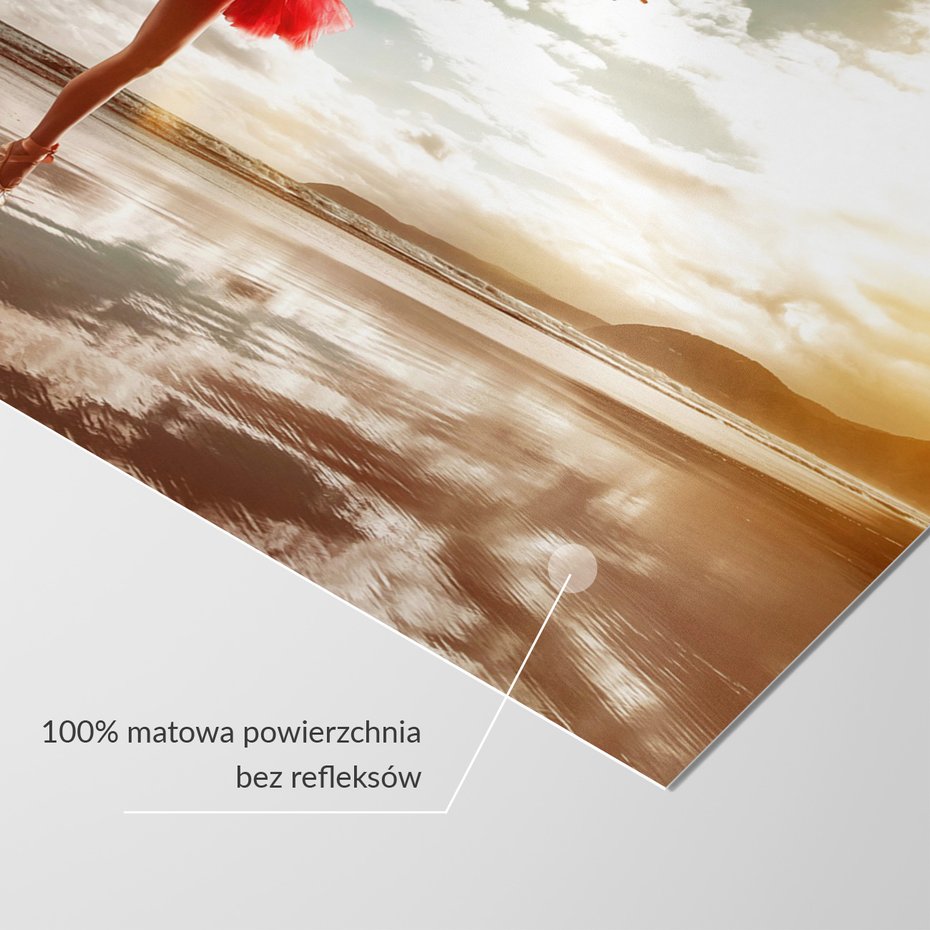 Fototapeta - baletnica, plaża, taniec