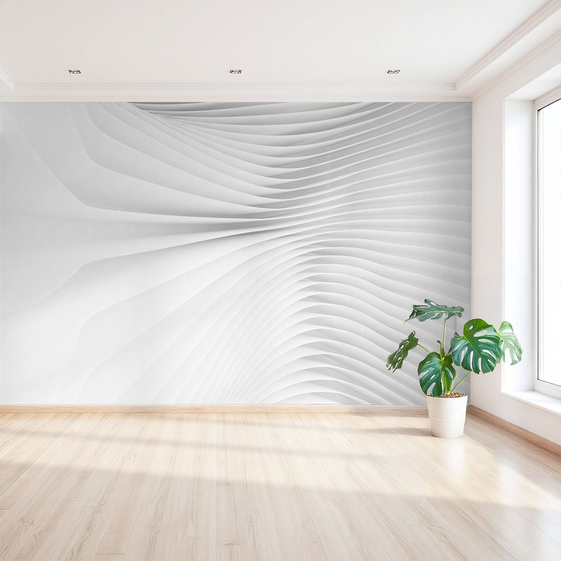 Fototapeta - abstrakcja, wzory, biały