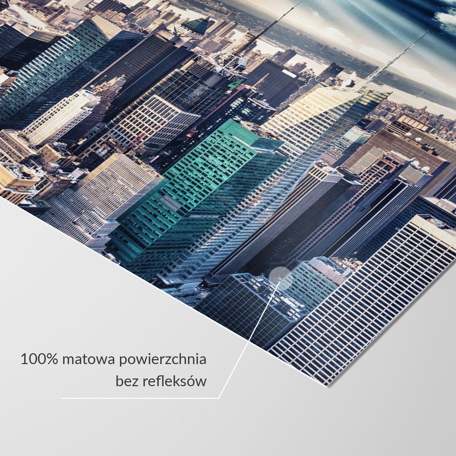 Fototapeta - miasto, drapacze chmur, niebo