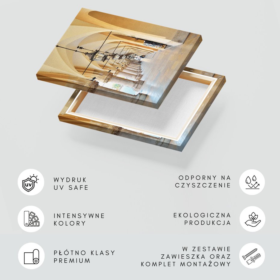 Obraz na płótnie - Sukiennice, Kraków, kolumny