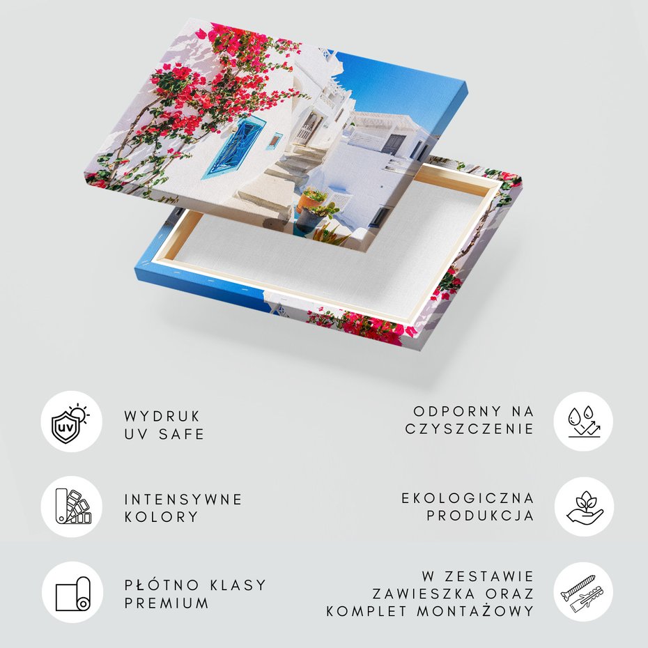 Obraz na płótnie - Santorini, Grecja, architektura