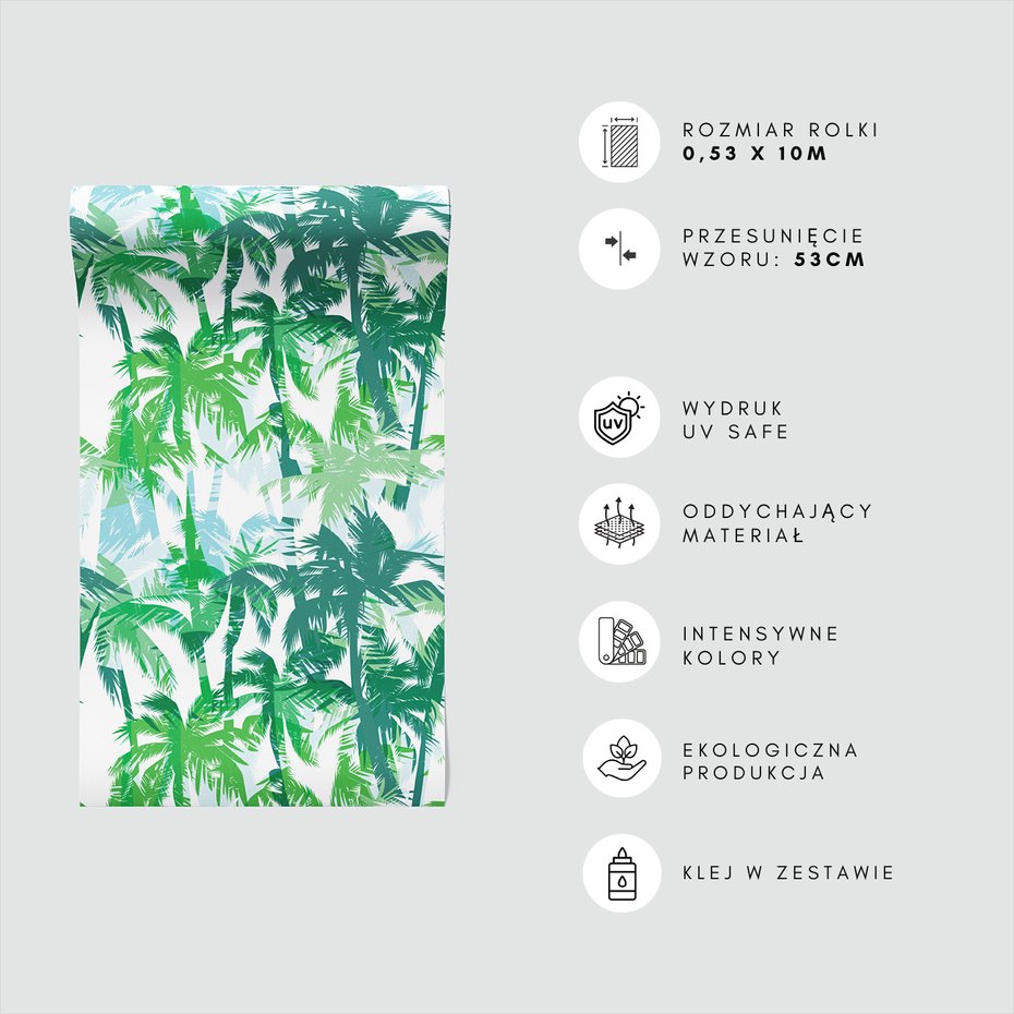 Tapeta - liście, palmy, lato