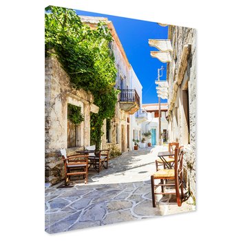 Obraz na płótnie - uliczka, miasto, Grecja