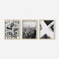 Zestaw obrazy w ramie 40x50 galeria - Nowy, Jork, miasto, nowoczesny - rama drewno
