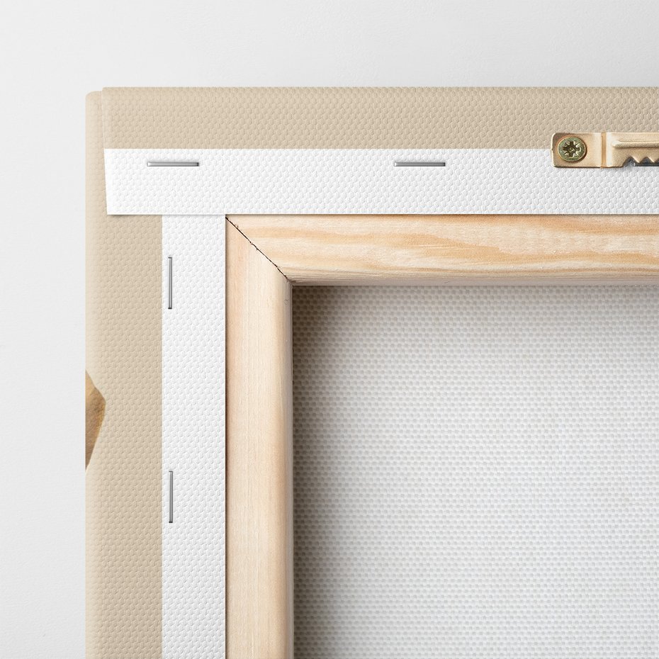 Obraz na płótnie - złoto, liść, roślina