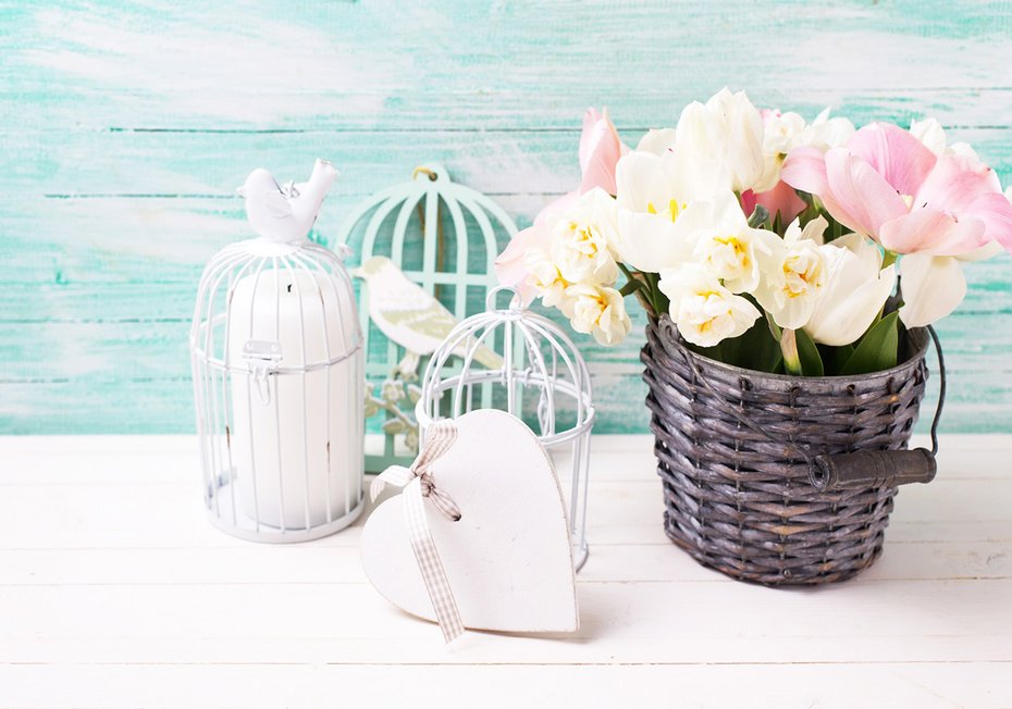 Fototapeta - kwiaty, dekoracje, wiosna