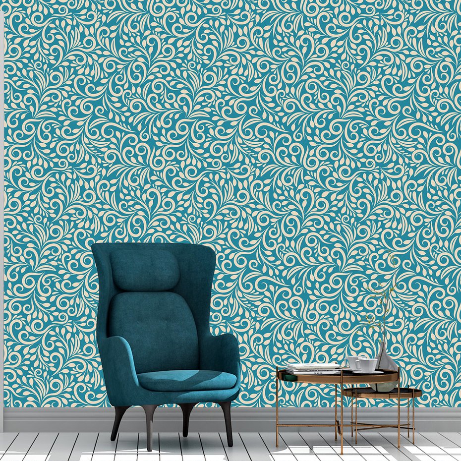 Tapeta - ornamenty, abstrakcja, zawijasy