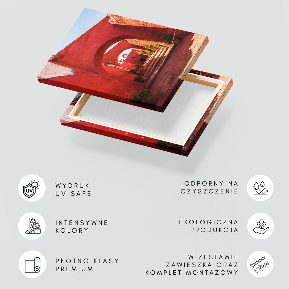 Obraz na płótnie - uliczka, miasto, architektura