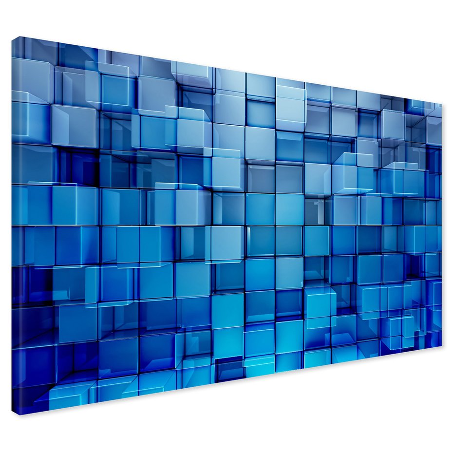 Obraz na płótnie - kostki, sześciany, abstrakcja