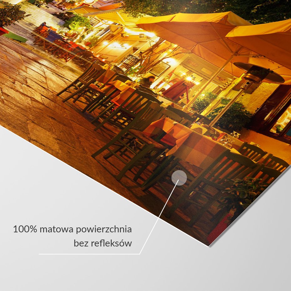 Fototapeta - uliczka, restauracja, miasto