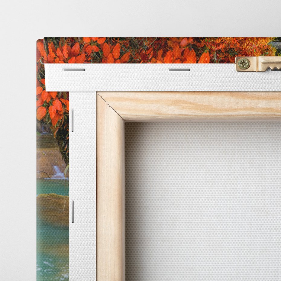 Obraz na płótnie - wodospad, natura, krajobraz