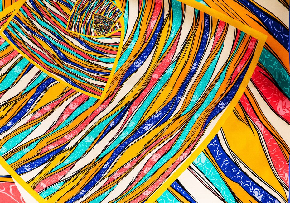 Fototapeta - abstrakcja, wzory, kolory