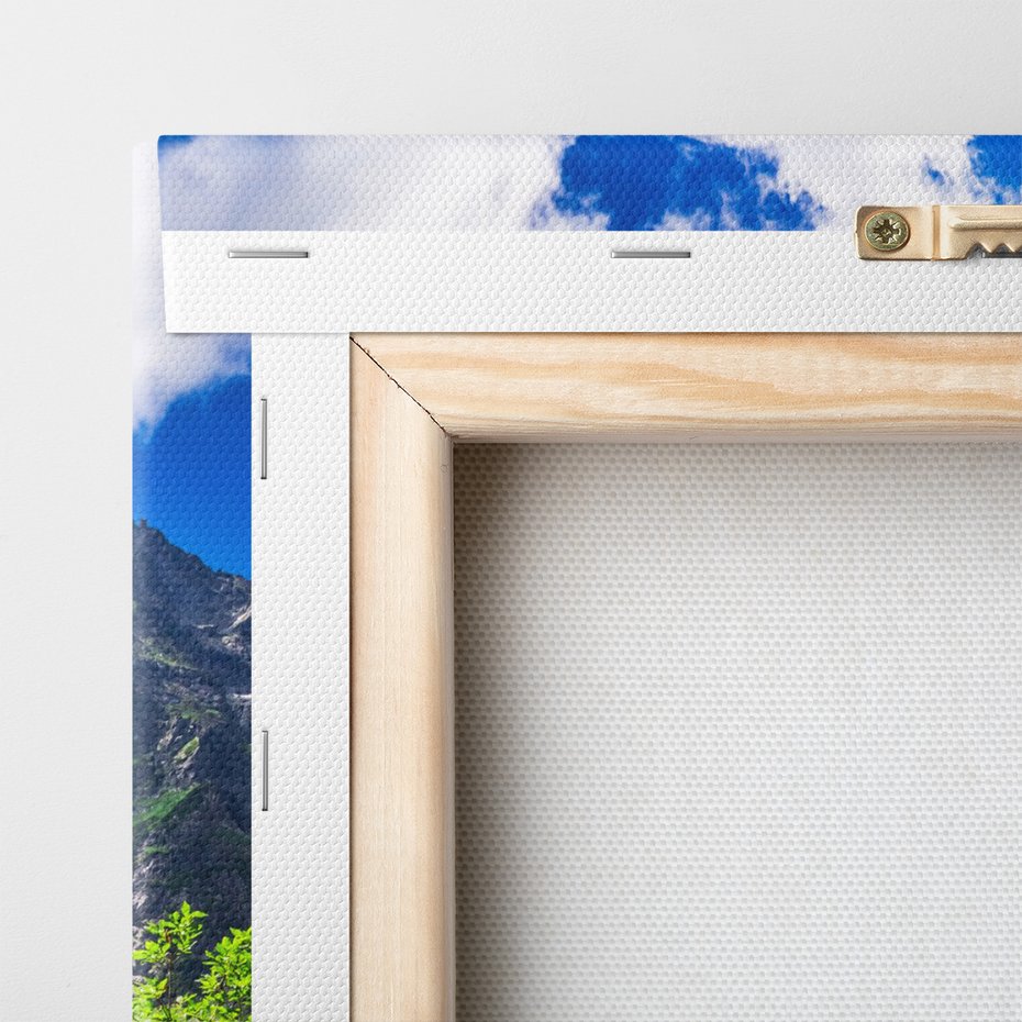 Obraz na płótnie - góry, jezioro, krajobraz