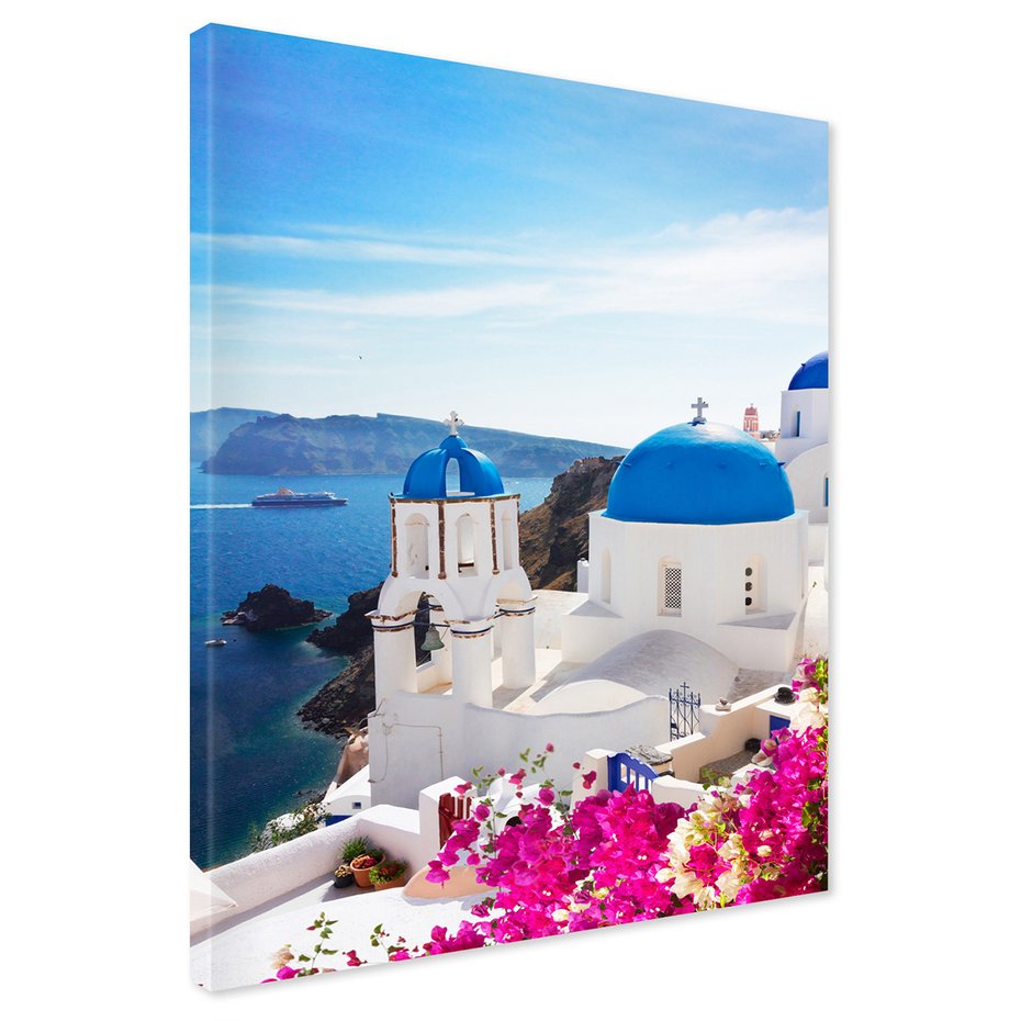 Obraz na płótnie - Santorini, Grecja, morze