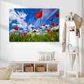 Obraz na płótnie - maki, kwiaty, lato