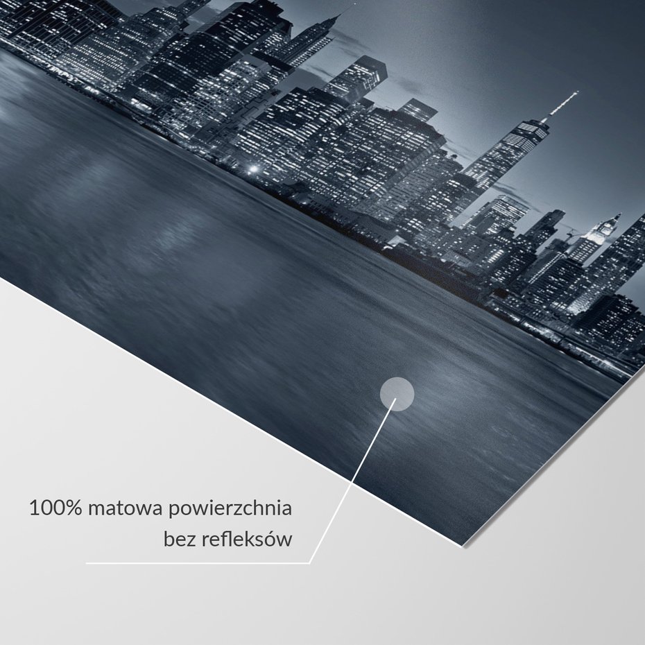 Fototapeta - miasto, noc, księżyc