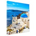 Obraz na płótnie - Grecja, Santorini, morze