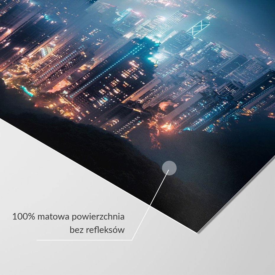 Fototapeta - miasto, noc, budynki