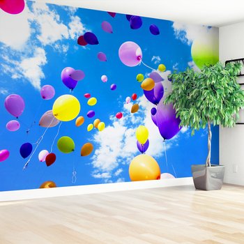 Fototapeta - balony, niebo, kolory