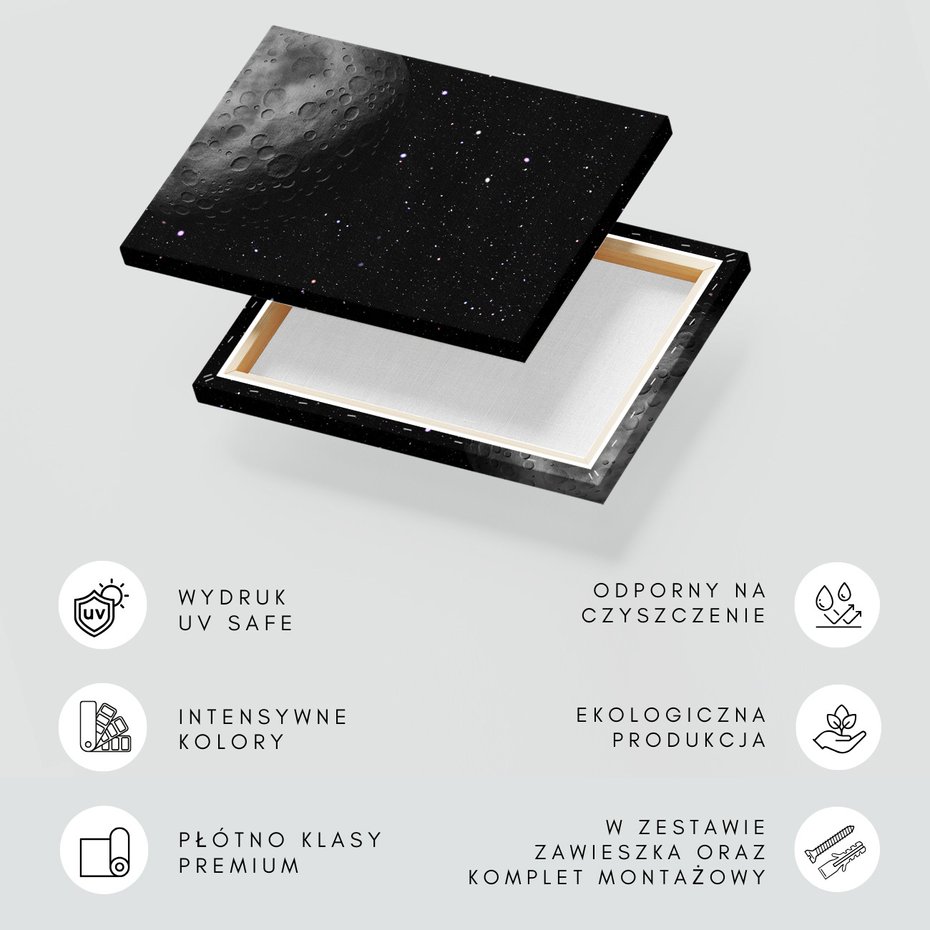 Obraz na płótnie - kosmos, planety, gwiazdy