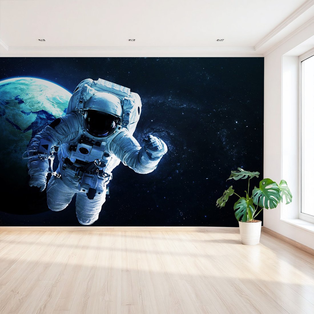 Fototapeta - astronauta, kosmos, przestrzeń