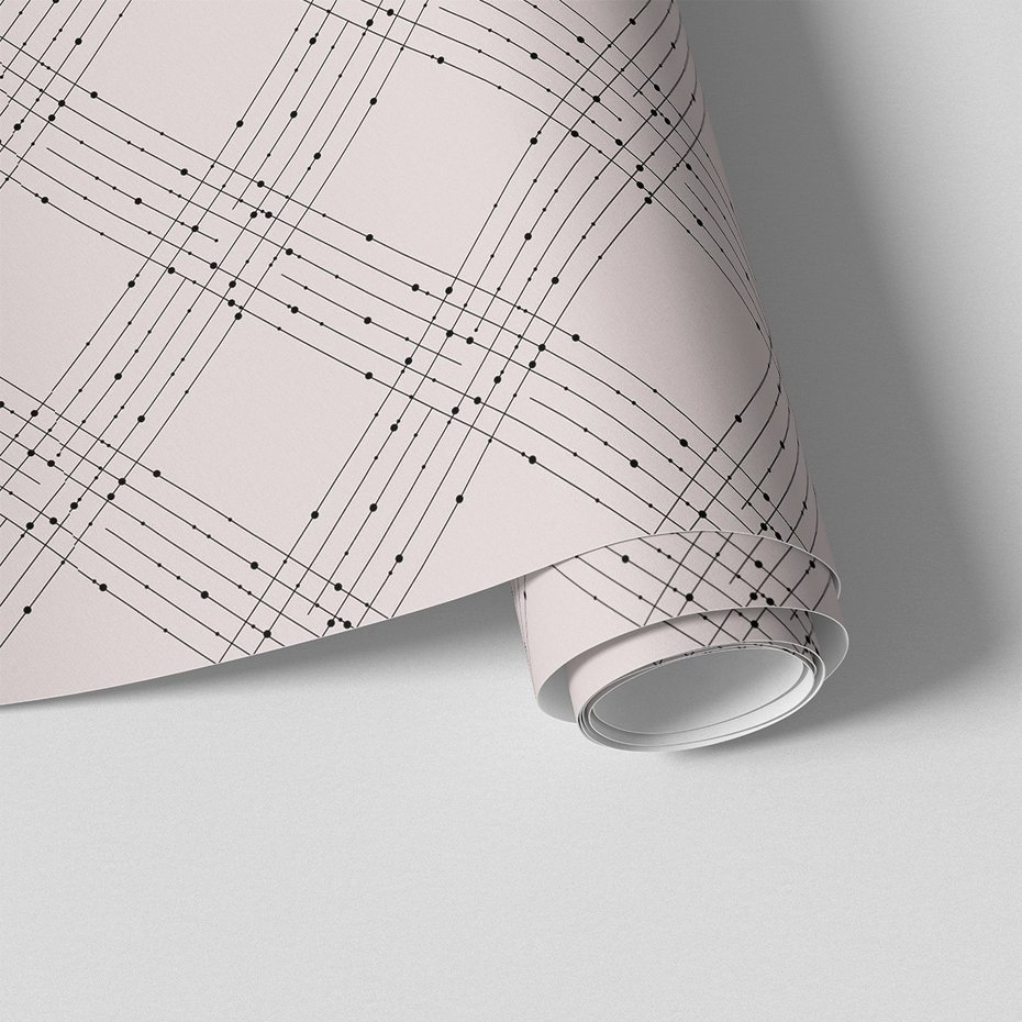 Tapeta - linie, kropki, geometria