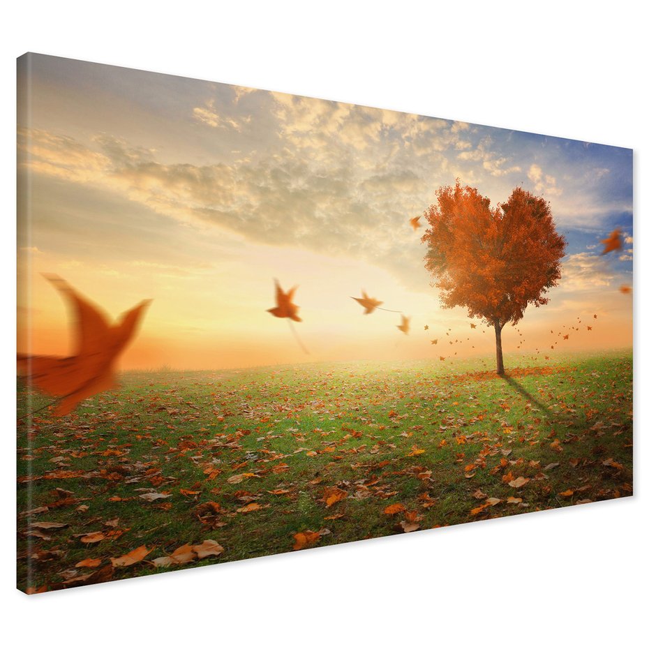 Obraz na płótnie - jesień, drzewo, liście