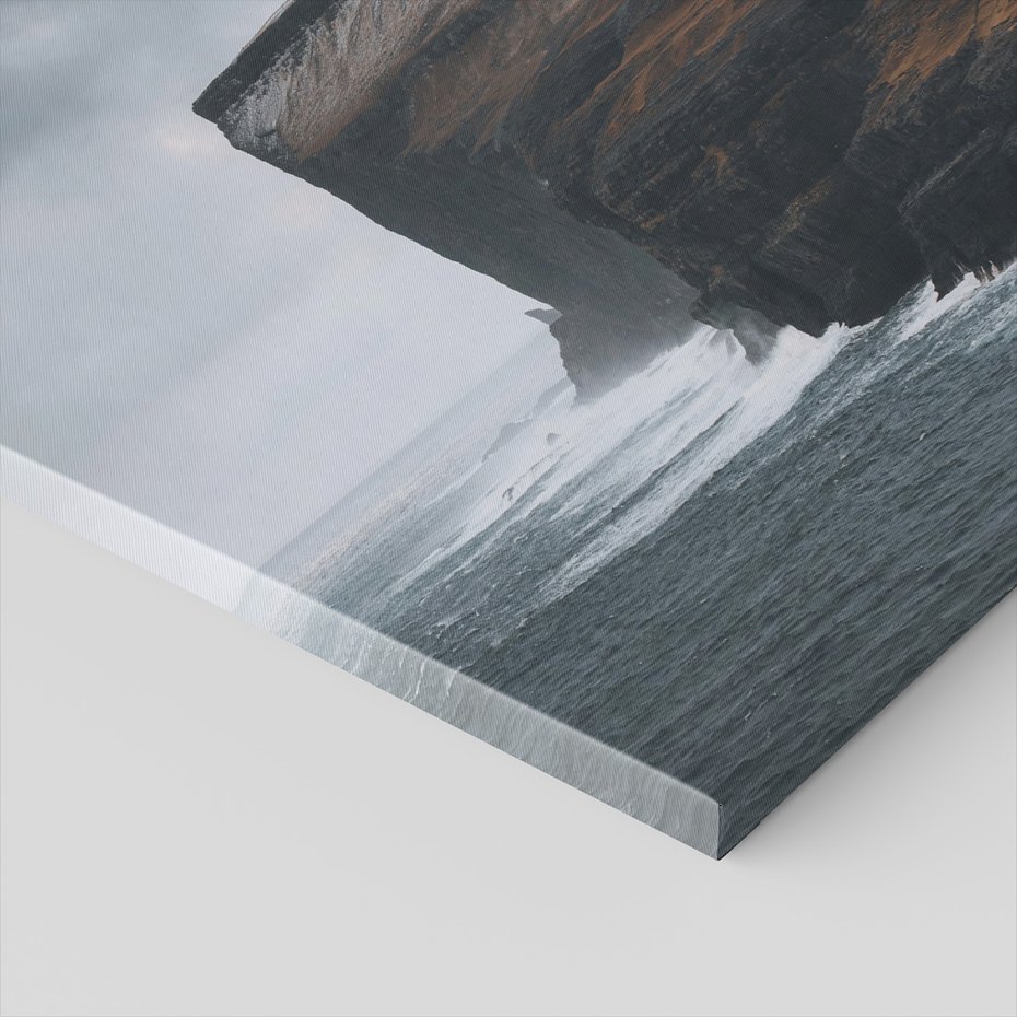 Obraz na płótnie - klif, morze, krajobraz