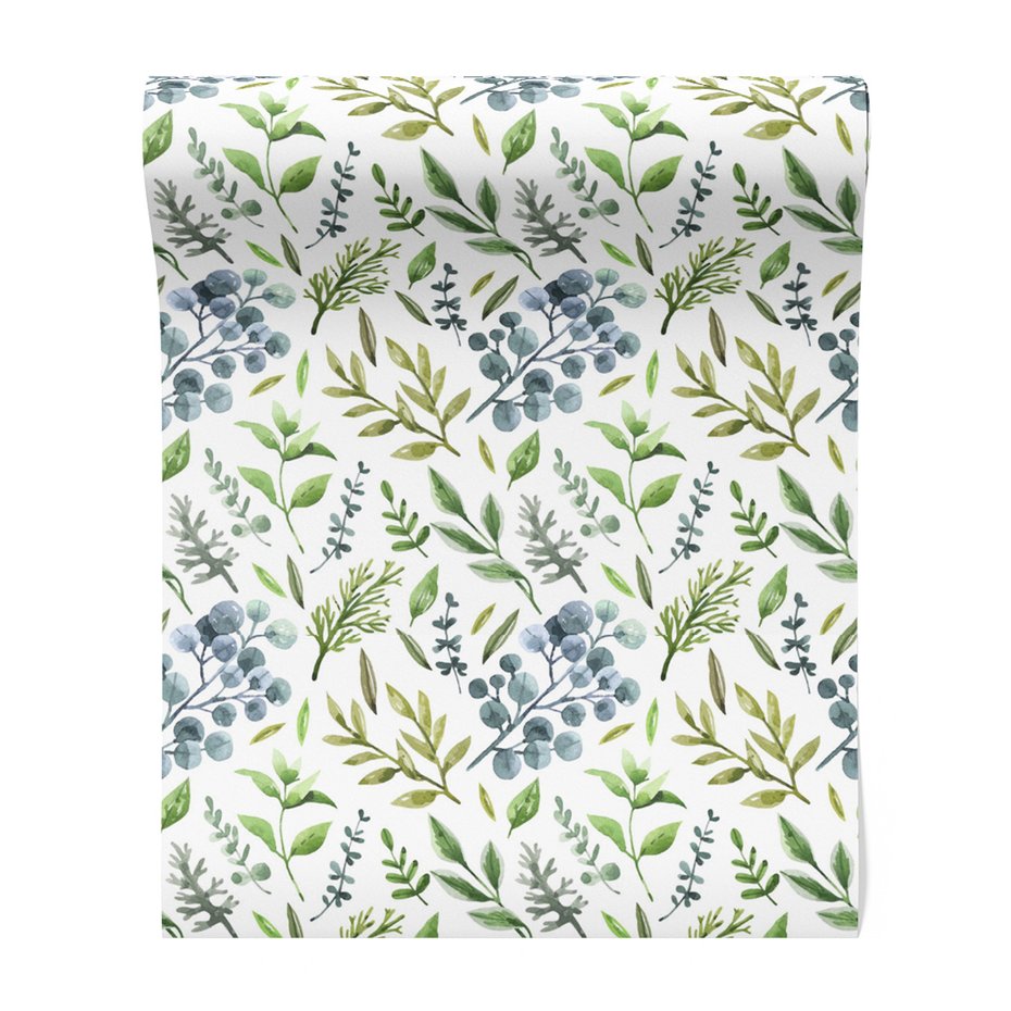 Tapeta - liście, gałązki, jagody