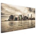 Obraz na płótnie - miasto, woda, budynki