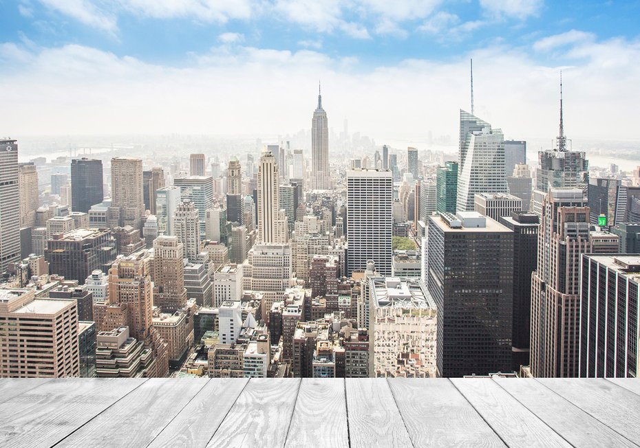 Fototapeta - miasto, budynki, panorama