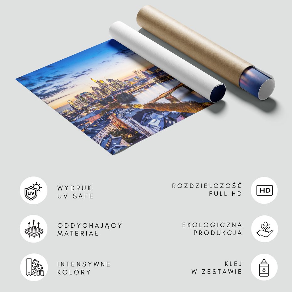 Fototapeta - miasto, most, rzeka