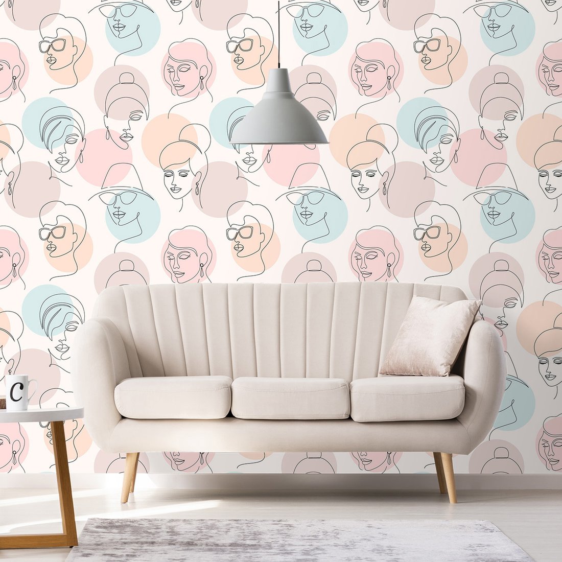 Tapeta - portrety, kobiety, abstrakcja