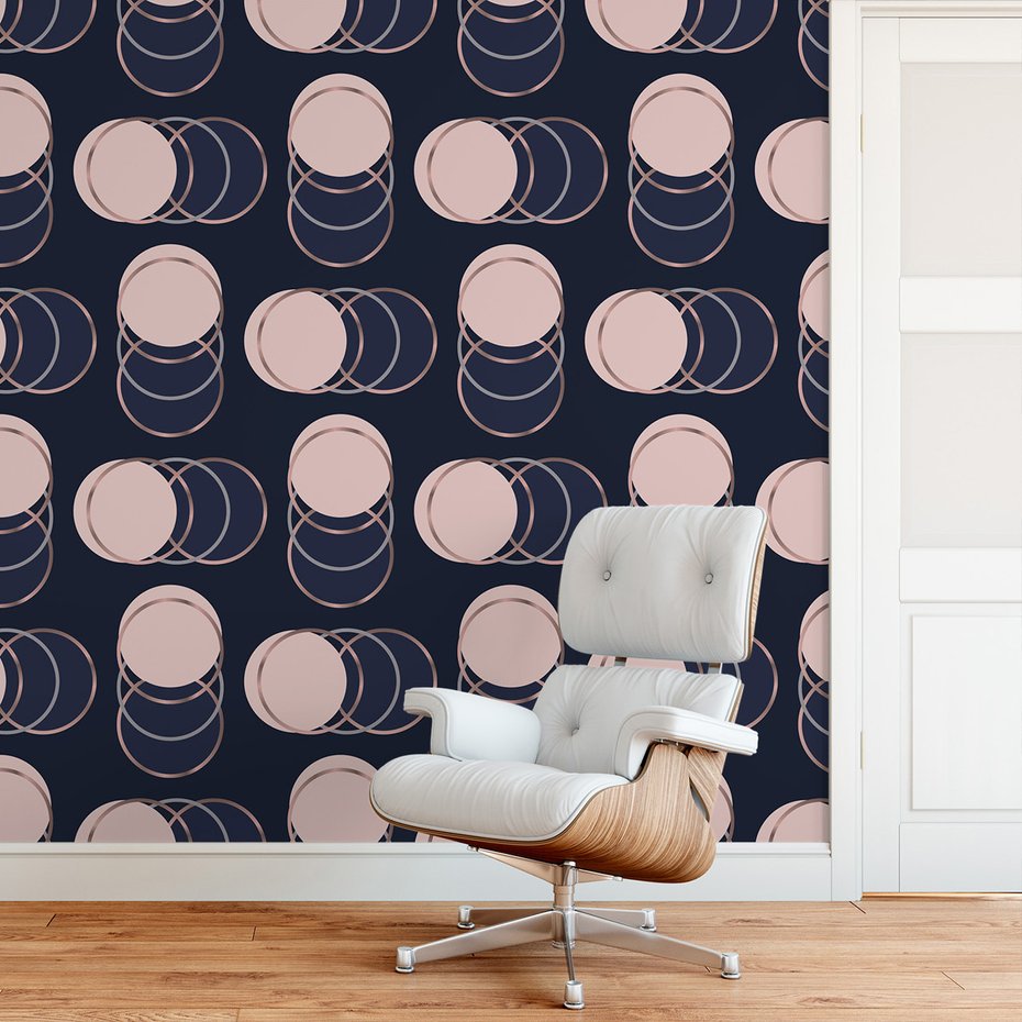 Tapeta - koła, abstrakcja, geometria