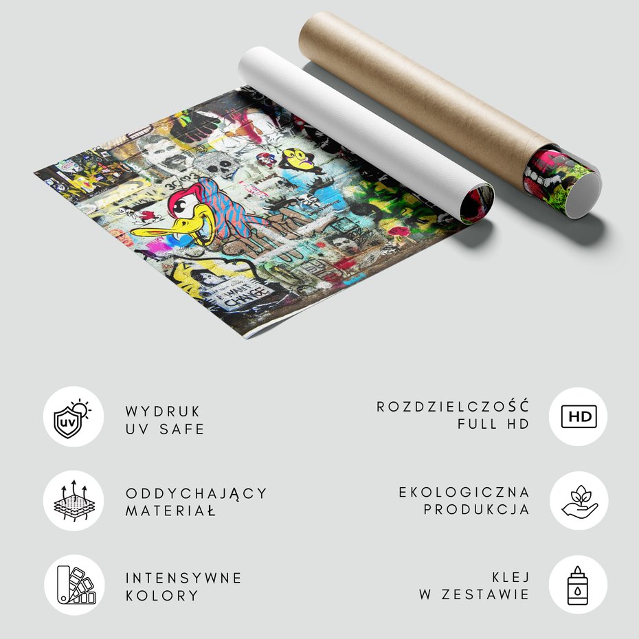 Fototapeta - graffiti, ściana, sztuka