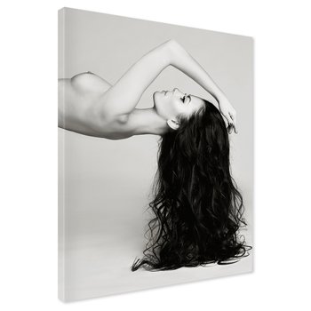 Obraz na płótnie - kobieta, włosy, naga