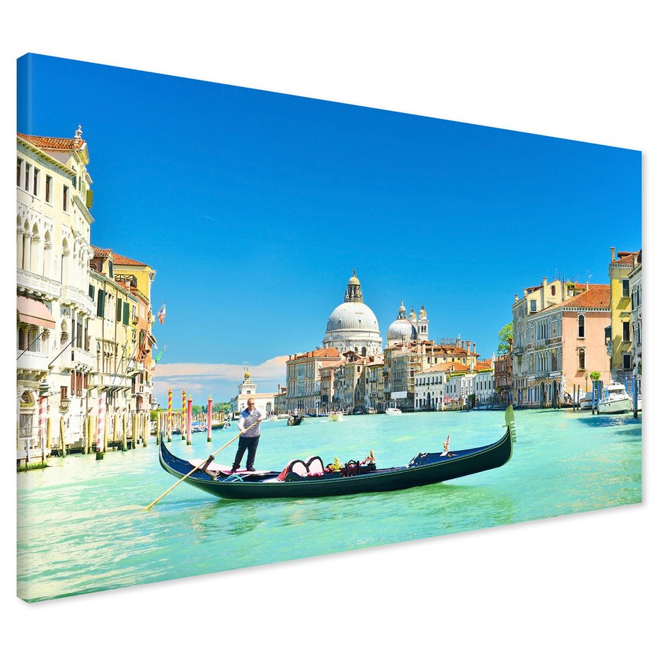 Obraz na płótnie - Wenecja, gondola, miasto