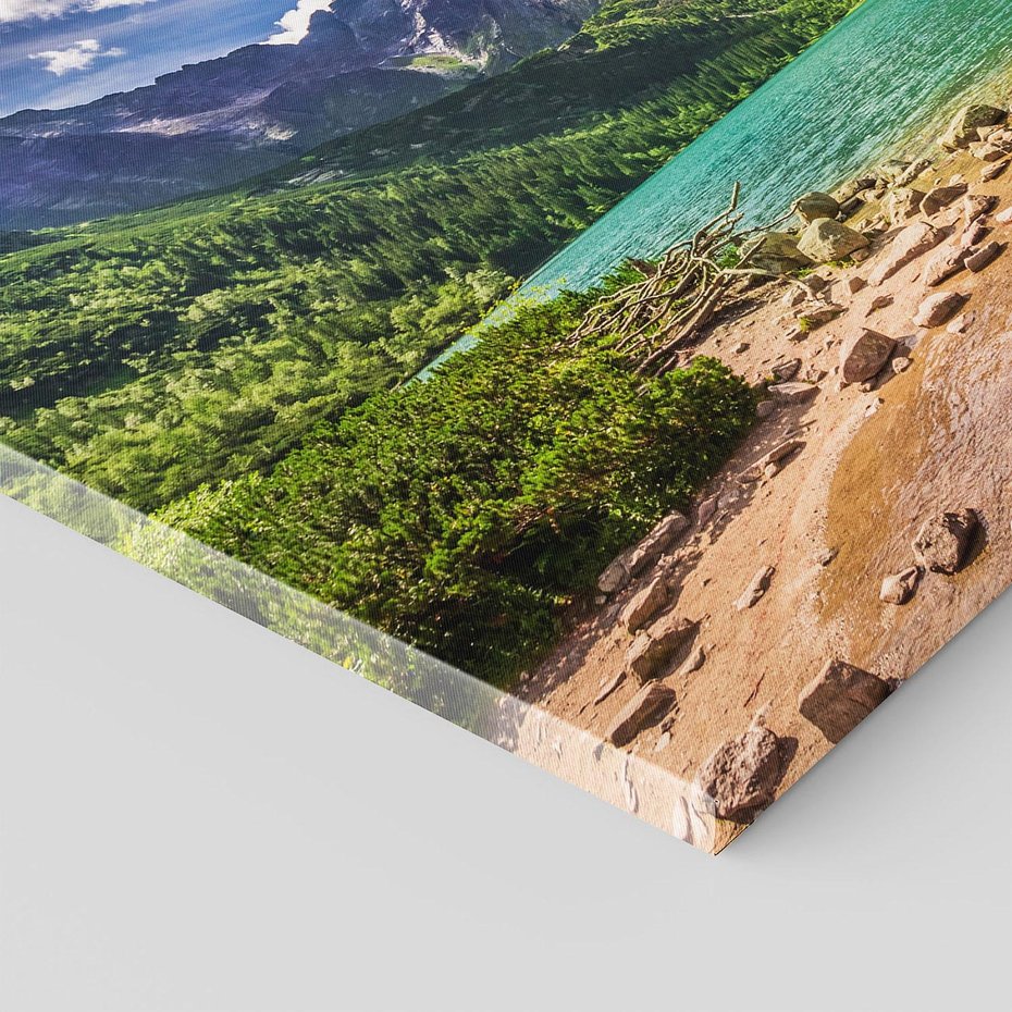 Obraz na płótnie - góry, jezioro, krajobraz