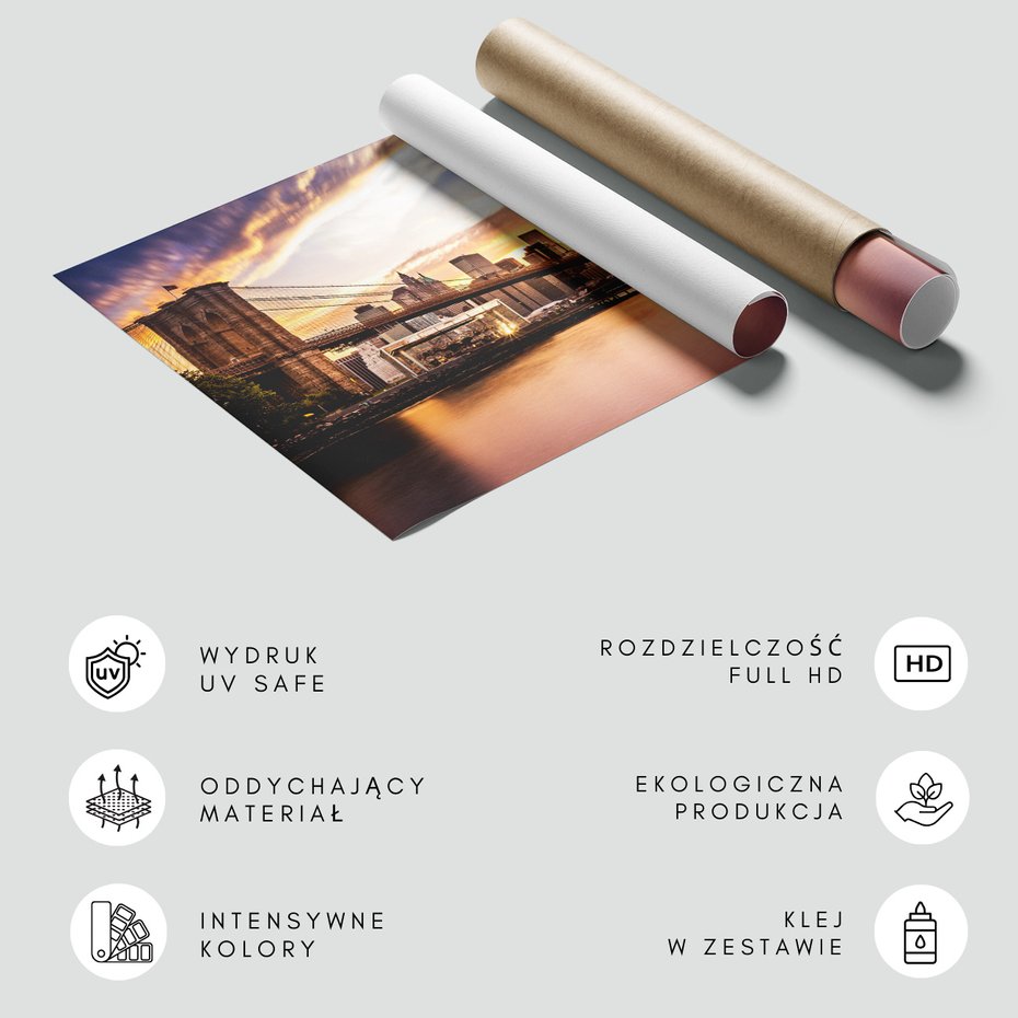 Fototapeta - Brooklyn Bridge, Nowy Jork, Manhattan